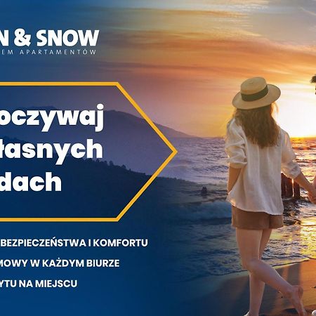 Apartamenty Sun & Snow Nadmorskie Tarasy Z Basenem Kołobrzeg Exterior foto